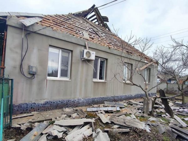 Обстрелы Никопольщины: двое раненых, повреждено более 30 домов