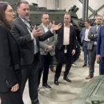 Посол Украины посетила завод по производству бронированных автомобилей в Канаде