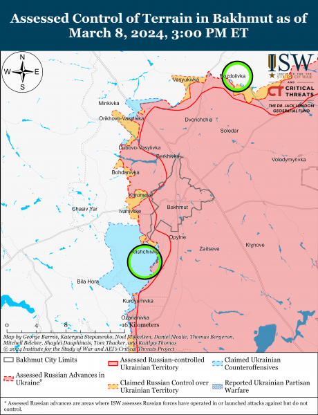  ВСУ заставили российские войска карты ISW 