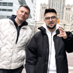 Известный украинский певец подстриг волосы артисту Залиско ради благотворительной цели – фото