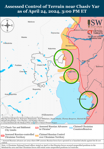  Херсонской области: карты боев ISW