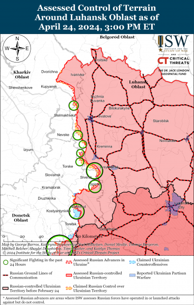  ВСУ продвинулись Херсонской области: карты боев ISW 