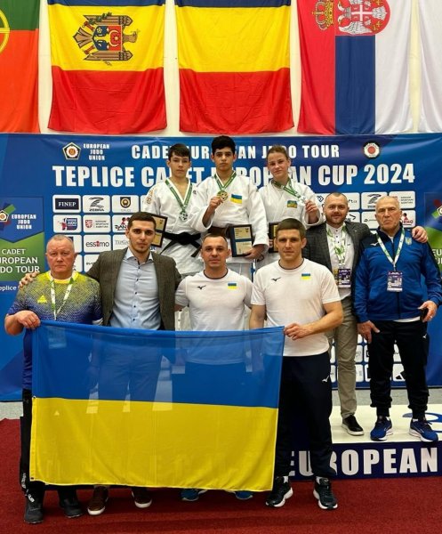 Украинские дзюдоисты завоевали 12 медалей на Кубке Европы среди кадетов 