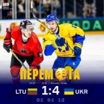 Национальная сборная Украины по хоккею выиграла чемпионат мира в дивизионе 1В