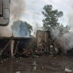 Повреждены склады и автомобили: последствия ракетной атаки РФ на Киев