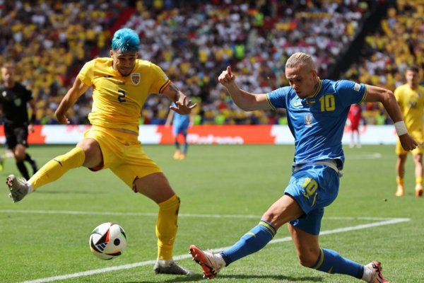 Евро-2024: Украина без шансов уступила Румынии в своем стартовом матче 