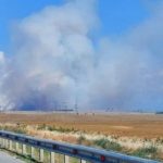 В Крыму произошел пожар на мысе, откуда РФ запускает “Шахеды” по Украине