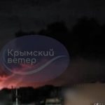 В Крыму прогремели взрывы: горит аэродром “Саки” и слышна детонация боеприпасов