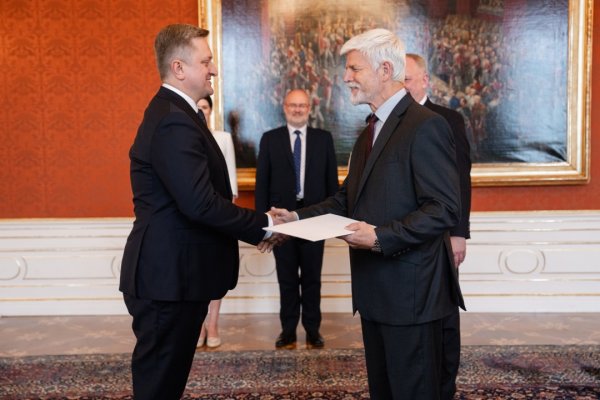 Президент Чехии у нового посла Украины