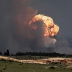 Появился спутниковый снимок уничтоженного боеприпаса в Воронежской области