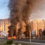 Из-за удара РФ по Сумам произошли пожары, продолжается поиск пострадавших