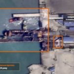 Спутник зафиксировал последствия удара по российскому порту “Кавказ”