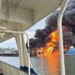 Удар по порту “Кавказ”: спутниковые снимки показали поражение российских судов и территории