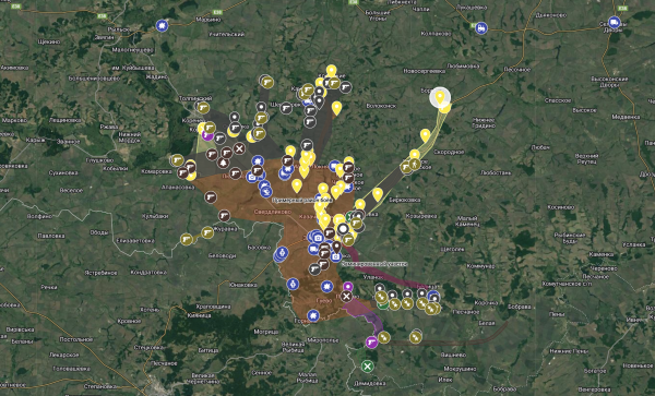  Под контролем новые села: карты боев в Курской области 