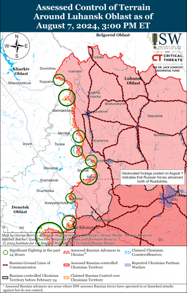  ВСУ вернули утраченные позиции возле Временного Яра: карты ISW 