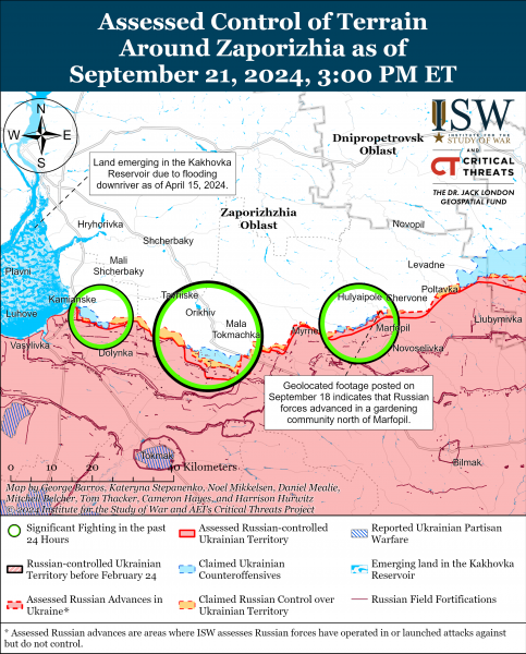  ВСУ отбивают механизированные штурмы, а враг жмет : карты ISW 