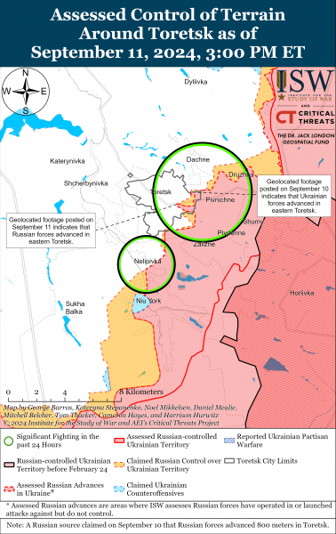  Россияне, вероятно, захватили два направлении: карты ISW 