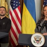 Зеленский встретился с Гаррисом