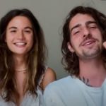 Даша Кацурина показала, как с возлюбленным Дантесом они отвели ее дочь и сына в школу и садик