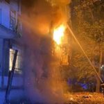 Кличко: В Киеве возникли пожары в результате падения обломков БпЛА, есть пострадавшие