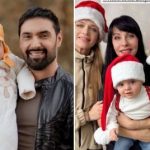 Виталий Козловский восхитил фото сына-копии в костюме Санта Клауса