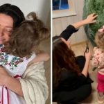 Могилевская восхитила, как с 4-летней дочерью елку в доме ставила