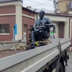 В Киеве демонтировали памятник Павлову