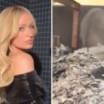 Пэрис Хилтон приехала в Лос-Анджелес и шокировала видео своего полностью разрушенного дома после пожара