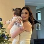 Жена Тигипко растрогала, как их 7-месячная дочь произносит первое слово