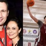 Экс-жена Кличко похвасталась успехами 19-летнего сына от мэра Киева в сборной Украины по баскетболу