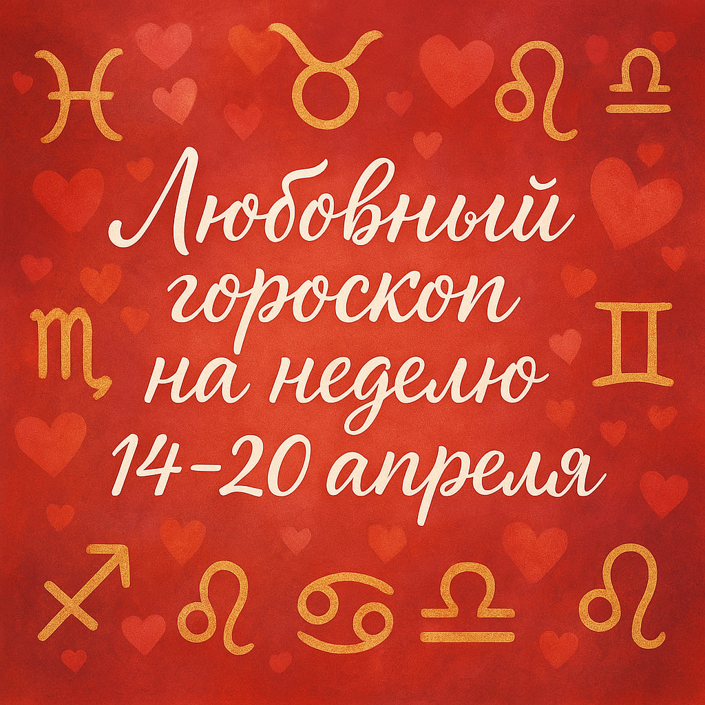Любовный гороскоп на неделю с 14 по 20 апреля
