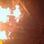 Партизаны сожгли танк на Донетчине