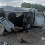 В Полтаве “Тесла” влетела в стоянку – пятеро пострадавших