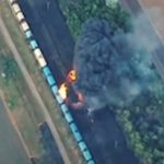 Разведчики уничтожили на ВОТ Запорожской области железнодорожные цистерны с горючим россиян