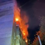 Массированная атака вражеских дронов на Одессу: в городе горела многоэтажка, есть погибший