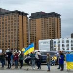 Во время встречи Трампа и Путина на Аляске продолжаются митинги в поддержку Украины