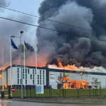 Російська ракета зруйнувала індустріальний парк Sparrow у Львові