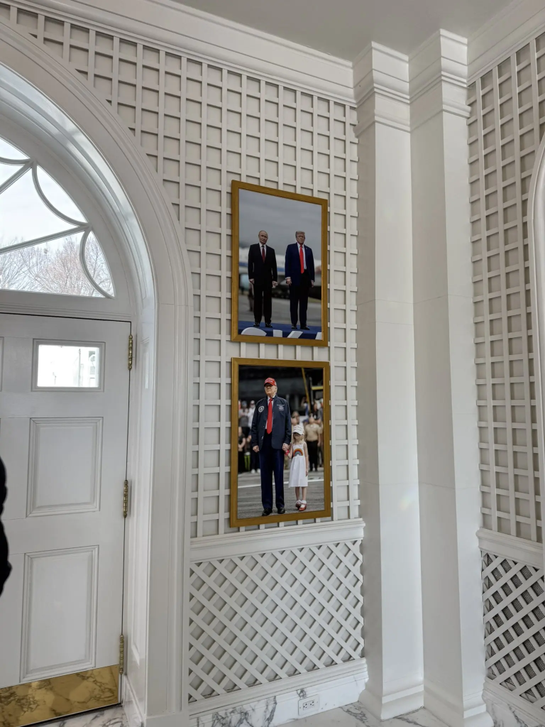 Фото Путина появилось на стенах Белого дома: кадры неожиданного обновления интерьера Трампа