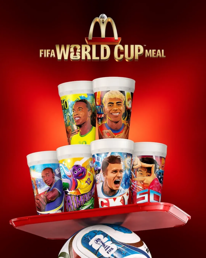 Новое меню McDonald's FIFA World Cup: цены, стаканы и Happy Meal